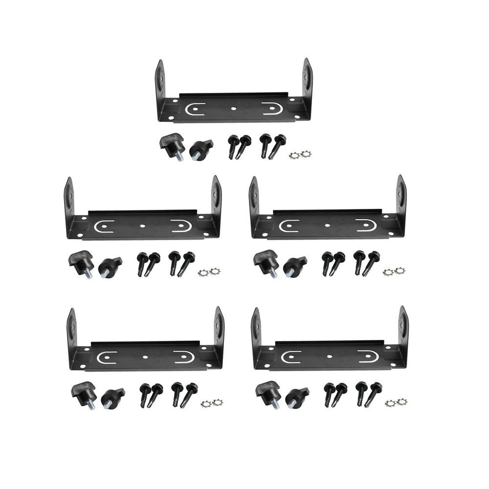 5 Pack RLN6466 RLN6466A RLN6469A GLN7324A RLN6077 Low-Profile Mounting Bracket Mobile Trunnion Kit for CM200 CM300 CM200D CM300D PM400 CDM750 CDM1250 CDM1550 CDM1550LS TLK150 XPR5350 Two Way Radio