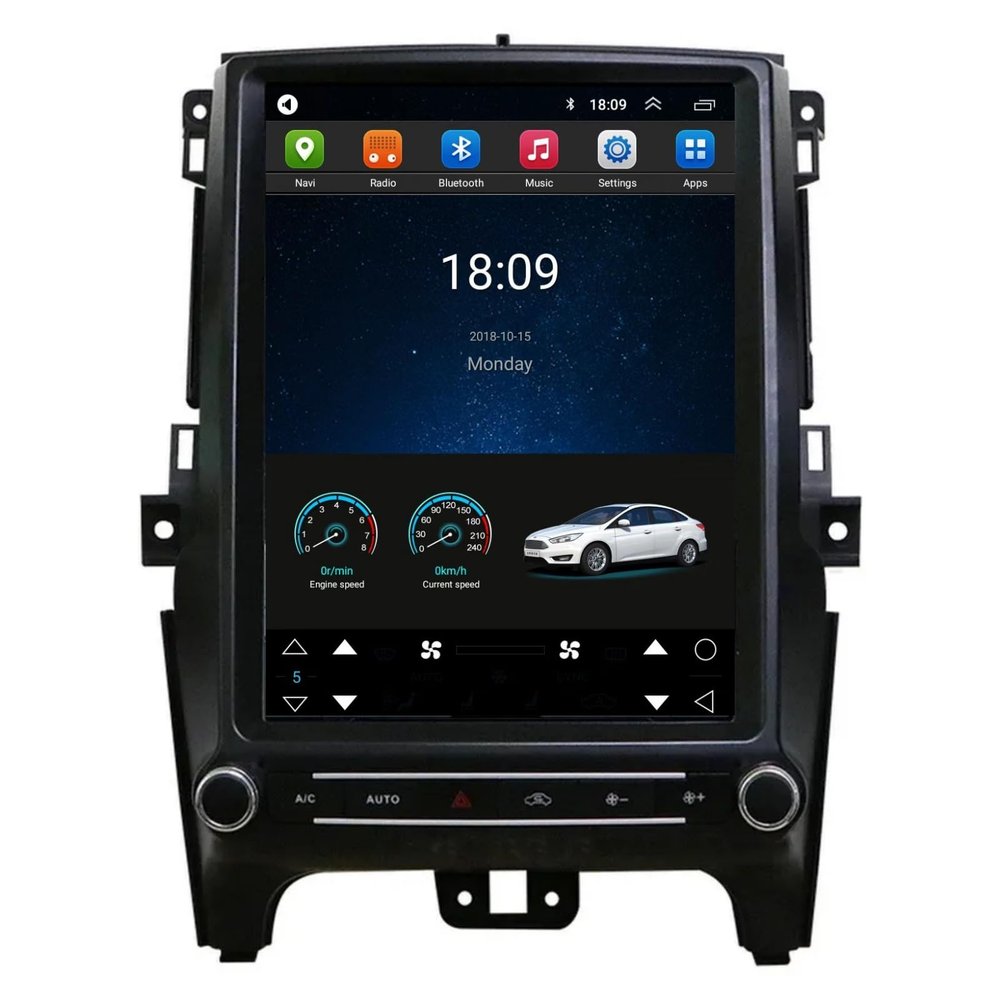 12.1 Inch Android 13 Tesla Style Car Radio Upgraded for Ford Everest Ranger 2016-2021 Multimedia Player GPS Navigation Carplay WiFi 4G Auto Stereo Receiver 64GB