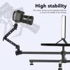 360 Degree Camera Rotating Platform, Foldable to Adjust The Angle Still Life Rotating Stage, for Product Photography Commercial Video. view 3