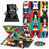 ACWDMKH Case for Samsung Galaxy Tab S7 FE 2021 / S8 Plus 2022 / S7 Plus 2020 12.4 Inch Case,360 Degree Rotating Swivel PU Leather Stand Flip Folio Cover with Auto Wake/Sleep,Cartoon Colorful Dog view 1