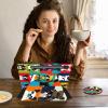 ACWDMKH Case for Samsung Galaxy Tab S7 FE 2021 / S8 Plus 2022 / S7 Plus 2020 12.4 Inch Case,360 Degree Rotating Swivel PU Leather Stand Flip Folio Cover with Auto Wake/Sleep,Cartoon Colorful Dog view 3