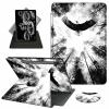 ACWDMKH Case for Samsung Galaxy Tab S7 FE 2021 / S8 Plus 2022 / S7 Plus 2020 12.4 Inch Case,360 Degree Rotating Swivel PU Leather Stand Flip Folio Cover with Auto Wake/Sleep,Forest Eagle Black view 1