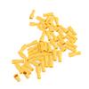 Anneome 50pcs Insulated Female Spade Terminals Connectors Mm Solder Seal Wire Connectors for Navigation Auto view 2