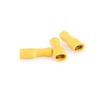 Anneome 50pcs Insulated Female Spade Terminals Connectors Mm Solder Seal Wire Connectors for Navigation Auto view 4