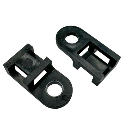 100Pcs Cable Tie Base,Plastics Cable Tie Mount Base Saddle Type Wire Holder,Saddle Type Mount Wire Holder with 4mm Screw Hole for Wire Management(HC0-4mm,Black)