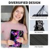 ACWDMKH Case for Samsung Galaxy Tab S7 FE 2021 / S8 Plus 2022 / S7 Plus 2020 12.4 Inch Case,360 Degree Rotating Swivel PU Leather Stand Flip Folio Cover with Auto Wake/Sleep,Buteerfly Glitter view 4