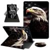 ACWDMKH Case for Samsung Galaxy Tab S7 FE 2021 / S8 Plus 2022 / S7 Plus 2020 12.4 Inch Case,360 Degree Rotating Swivel PU Leather Stand Flip Folio Cover with Auto Wake/Sleep,American Flag Eagle view 1