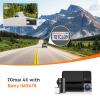 A800S Dash Cam+UP02 Hardwire Kit+256GB SD Card 4K Dash Cam with ADAS Built GPS & 5GHz WiFi 24H Parking Mode Time-Lapse Recording Super Night Vision view 2