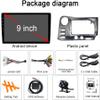 4+64G for Toyota Matrix Radio 2003 2004 Pontiac Vibe Radio 2003-2008 Car Stereo 9" Touchscreen Wireless Carplay Android Auto GPS+Free Reverse Camera view 3