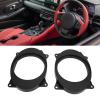 2pcs 6.5inch Door Speaker Adapter Spacer Rings with 2pcs Wire Harness Replacement for Levin (6X9) view 4
