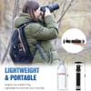 LEOFOTO Carbon Fiber Mini Table Tripod with Ball Head for Camera, Lightweight Desktop Tripod with Base, 1/4" Arca QR Plate for Phone Adaptor/Projector, Max Height 10.43", Max Load 11LB, MT-02C Plus view 3