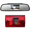 18mm HD Night Vision Car Third Roof Top Mount Brake Light 3 Rear View Camera Parking Safety Assistant, for Benz Sprinter W901 W902 W903 W904 1996-2006 (with 4.3-inch Rearview Mirror) view 1