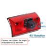 18mm HD Night Vision Car Third Roof Top Mount Brake Light 3 Rear View Camera Parking Safety Assistant, for Benz Sprinter W901 W902 W903 W904 1996-2006 (with 4.3-inch Rearview Mirror) view 3