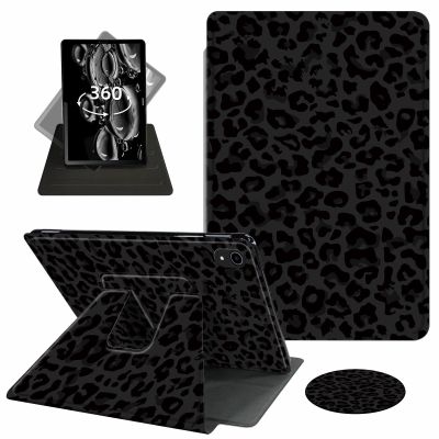 ACWDMKH for iPad 10th Generation Case 2022,for iPad 10.9 Inch Case,360 Degree Rotating Swivel PU Leather Stand Flip Folio Cover with Auto Wake/Sleep,Black Green Leopard