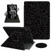 ACWDMKH for iPad 10th Generation Case 2022,for iPad 10.9 Inch Case,360 Degree Rotating Swivel PU Leather Stand Flip Folio Cover with Auto Wake/Sleep,Black Green Leopard view 1