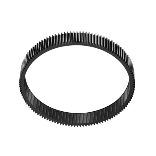 NovelGoal Camera Focus Gear Ring 360 Rotation Follow Focus Ring 46-80 for SLR DSLR Camera Photography Accessories (53-60mm)