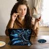 ACWDMKH for iPad 10th Generation Case 2022,for iPad 10.9 Inch Case,360 Degree Rotating Swivel PU Leather Stand Flip Folio Cover with Auto Wake/Sleep,Blue Dream Catcher view 3