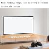 40" 50" 60" 72" Projection Screen 4:3/16:9 Portable Projector Movies Screen, Home Theater Projection Screen Manual Projector Screen, HD 4K Pull Down Movie Screen For Indoor Outdoor(Black 16:9,60in) view 3