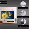 40" 50" 60" 72" Projection Screen 4:3/16:9 Portable Projector Movies Screen, Home Theater Projection Screen Manual Projector Screen, HD 4K Pull Down Movie Screen For Indoor Outdoor(Black 16:9,60in) view 4