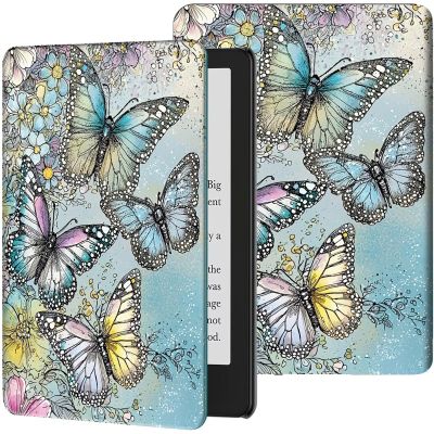 GFRGTFHYT Case for 6.8" Kindle Paperwhite (11th Generation-2021) and Kindle Paperwhite Signature Edition Slim Smart Cover with Auto Wake/Sleep for Kindle Paperwhite 2021 E-Reader,Butterfly Art
