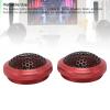 2Pcs Speaker Grill Covers, Round Car Speaker Grill Cover, 2.13 Outer, 1.75 Inner, Metal Mesh Car Speaker Subwoofer Guard Protector for Home Car Boat Speakers (Red) view 3
