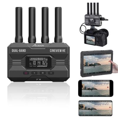 Accsoon CineView HE Wireless Video Transmission System, Transmitter and Receiver (TX&RX)