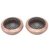 2Pcs Speaker Grill Covers, Round Car Speaker Grill Cover, 2.13 Outer, 1.75 Inner, Metal Mesh Car Speaker Subwoofer Guard Protector for Home Car Boat Speakers (Gold) view 1