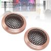 2Pcs Speaker Grill Covers, Round Car Speaker Grill Cover, 2.13 Outer, 1.75 Inner, Metal Mesh Car Speaker Subwoofer Guard Protector for Home Car Boat Speakers (Gold) view 3