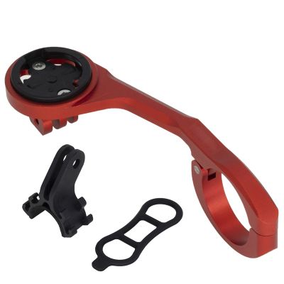 CZMYCBG Bike Computer Mount, Bike GPS Computer Camera Light Mount Holder, Universal Bike Computer Mount for GPS Devices and Action Cameras(B red)