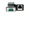 ACGTUY DB9 RS232 Female/Male to RJ45 Network Adapter, COM Port to Cat5e/6 LAN Ethernet Port Converter(DB9 Male -RJ45) view 1