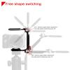 Adjustable Foldable Camera Half Cage,Height & Angle Adjustable with SY38 Quick Release Plate,Compatible with SY22 SY38 SY50 Quick Release System.Universal Fit for DSLR Mirrorless Cameras.SY38-V3802 view 4