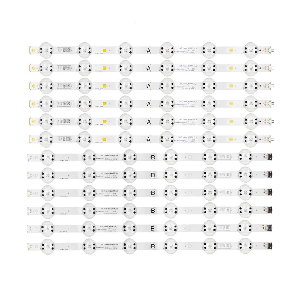 12Pcs/Set LED Backlight Strip fit for LG 82UM8070PUA 82UN8570PUC LGIT_82UM75_R2 Y19.5 fit for Trident 82UM75_A B AGF30027301 AGM76891401