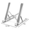 HIONJIN Alloy Model Six Gears Adjustable Lifting Folding Portable Desktop Cooling Computer Stand for Laptop for Notebook Stand view 3