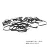 TINEASUR 100pcs Cassette Belts for Recorder Repair Maintenance Compatible Cd and Video Devices Wear-Resistant Flat Design for Backup and Replacement view 4