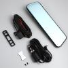 10.1 Inch Full Screen Driving Camera 170 Wide Angle Dash Recorder Rear View Camera Loop Recording Parking Monitoring Night Dash Cam Alternative view 2