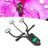 Camera Macro Flash Light, 5600K Flexible 3 Head Camera Flash with LCD Screen 8-Level Brightness Control, Adjustable Arms, Portable Camera Macro Arm Light view 4