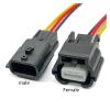 automotive connectors 3Pin Automotive Reversing Radar Wiring Harness Electrical Connector 7283-8852-30 7282-8852-30 easy replacement(3Pin Female,1 Pc) view 2