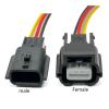 automotive connectors 3Pin Automotive Reversing Radar Wiring Harness Electrical Connector 7283-8852-30 7282-8852-30 easy replacement(3Pin Female,1 Pc) view 3