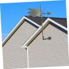 ABOOFAN 1set Weather Vane Roof Mount Bracket for Flagpoles Outdoor Tv Antennas and Sprinklers Multi-Purpose Mounting Pole Secure Installation and Pre-drilled view 4