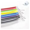 Chunsu 3mm 1/8" Single PET Braided Cable Sleeving for Keyboard Cable 10m Black, White Clear Green Purple(Gray) view 2