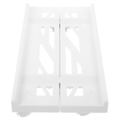 UTHCLO Moveable Computer Tower Stand Rolling Caster Wheels CPU Holder for Home Office Stable Design Protective Barrier Simplistic Finish