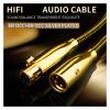 AUDOLE HiFi Cable High Purity OCC Male to Female Cable to Interconnection with Microphone Multimedia Sound(1 Meters) view 3