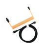 Chunsu 3mm 1/8" Single PET Braided Cable Sleeving for Keyboard Cable 10m Black, White Clear Green Purple(12) view 3