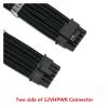 Chunsu 12VHPWR Power Cable 12+4/16Pin to 3x8Pin CPU/ATX/EPS Male PSU Cable for PSU 16awg(50,Carbon Purple) view 3