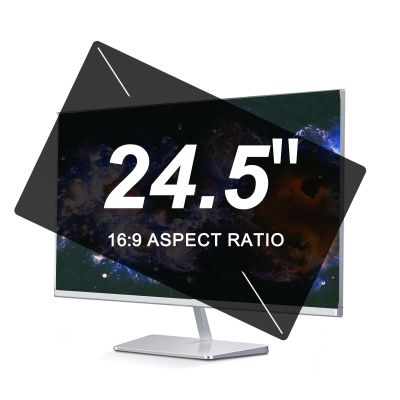 TYLGDSGS 2-Pack 24.5 Inch Computer Privacy Screen Filter Wxh: 21.37In X 11.88In, Removable -Anti-Spy -Anti-Peeping Privacy Shield - Anti-Glare - Anti-Blue Light Protector Film,16:9 Widescreen Monitor