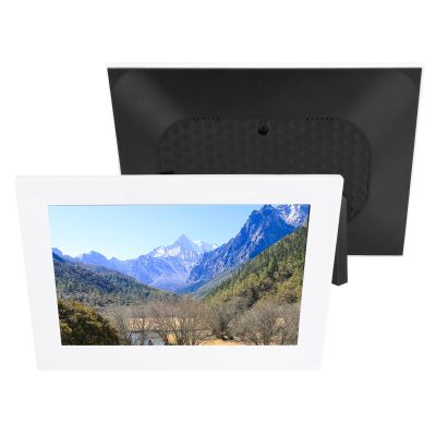 10.1 Inch Digital Picture Frame, HD Touchscreen Auto Rotation Smart Electronic Photo Frame for Uhale APP for Home Office (US Plug)