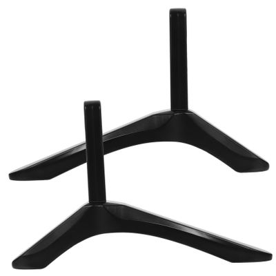 IWOWHERO Flat Screen Tv Stand Universal Tv Base Holder Stand Triangle Base Stability Iron Stand for 20-55mm Holes