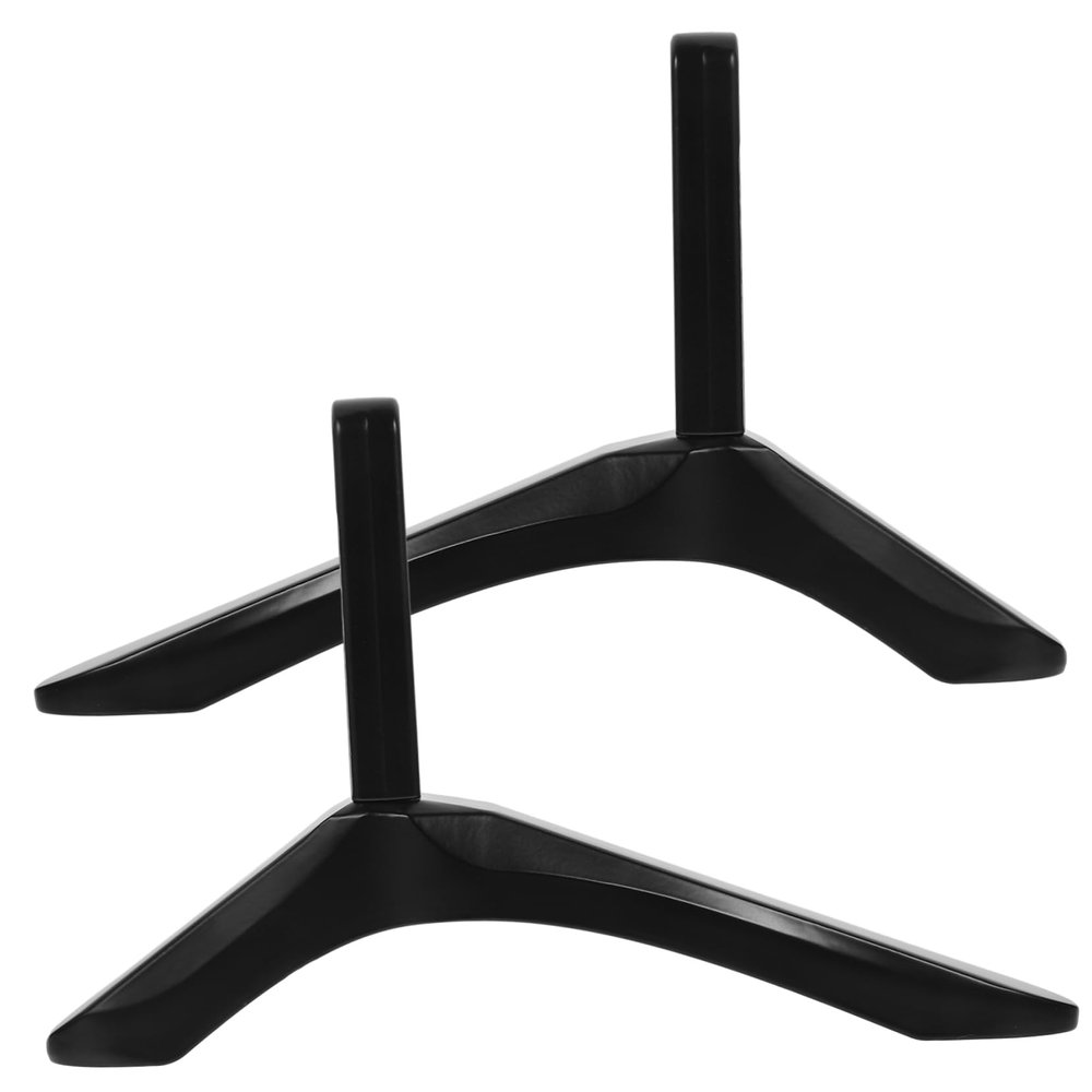 IWOWHERO Flat Screen Tv Stand Universal Tv Base Holder Stand Triangle Base Stability Iron Stand for 20-55mm Holes