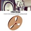 1/4 7 Inch Empty Tape Reel, 3 Holes 7inch Open Reel Sound Tape Empty Reel, Aluminum Alloy Universal Empty Tape Reel Universal for Reel to Reel (Gold) view 3