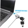 OSOLADY 2sets Security Cable Lock for Laptops Keyed Notebook Lock Theft Protection Material Easy to Use view 3